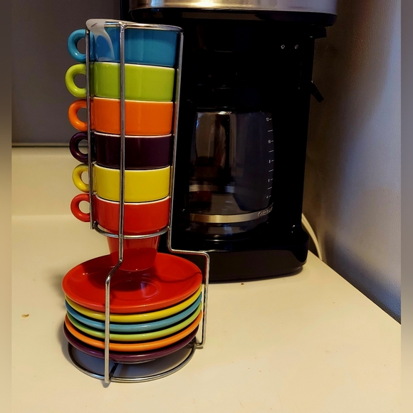 Espresso Coffee set, Cups & Saucers - Picture 2 of 3